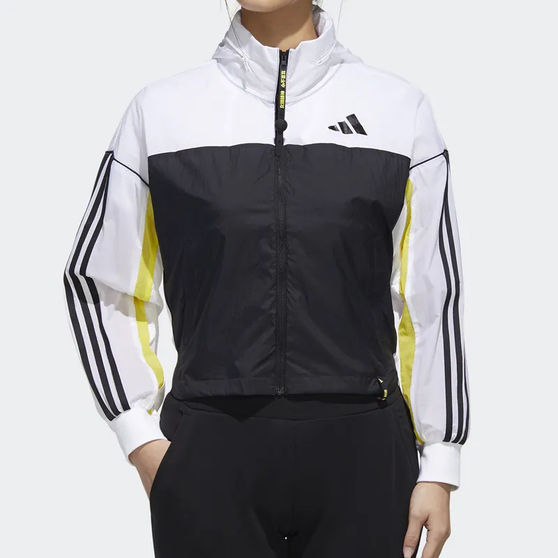 Adidas Jackets Women's Black White-2