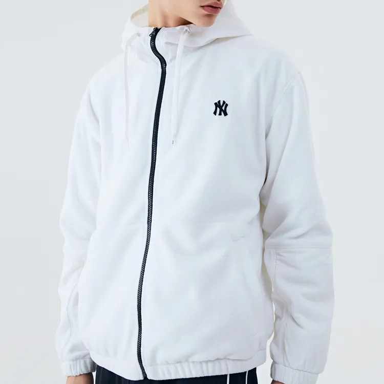 MLB New York Yankees Jackets Unisex Ivory White-3
