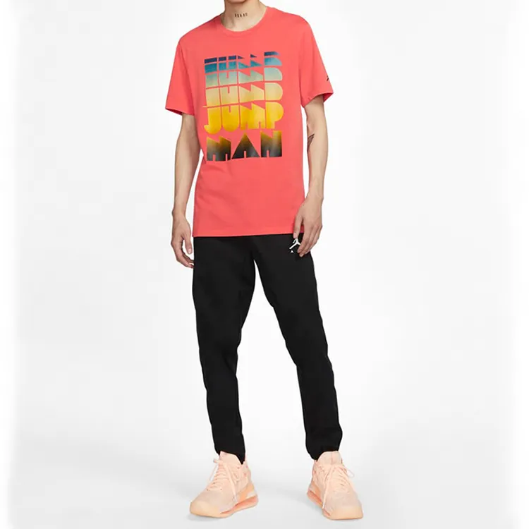 Jordan Color Alphabet T Shirt Men's-4