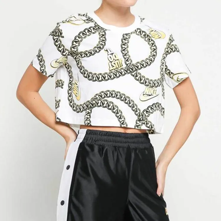 Nike T Shirts Women's White-4