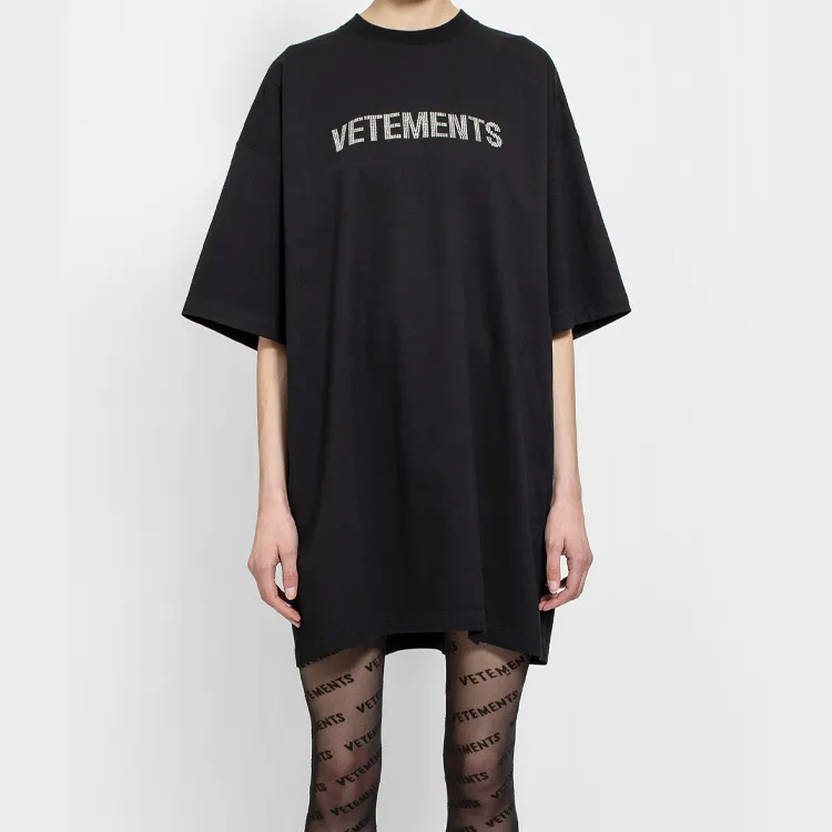 Vetements T Shirts Unisex Black-1