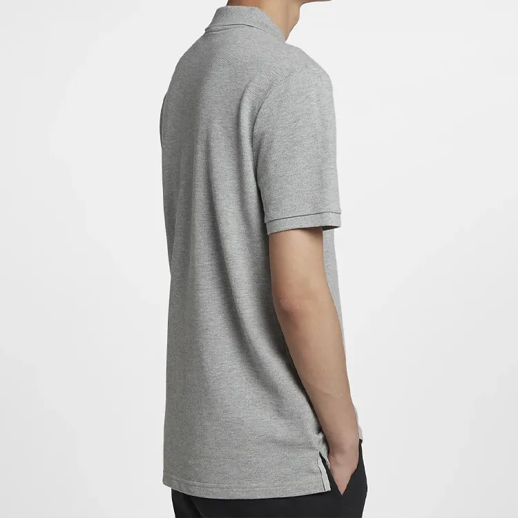 Nike Polo Shirts Men Dark Heather Gray-2