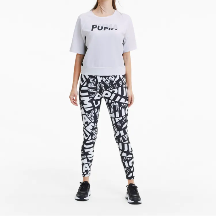 PUMA T Shirts Women's White-2