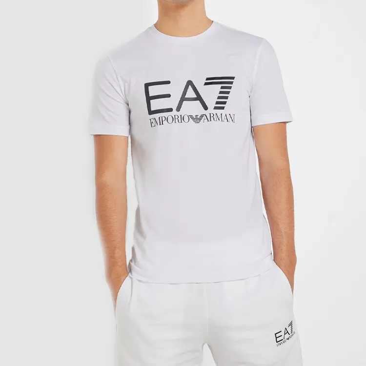 EMPORIO ARMANI EA7 Regular T Shirt Men's White-4