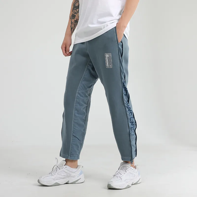 Jordan Casual Pants Men's Gray Blue-2