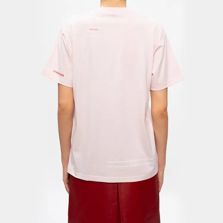 Burberry Regular T Shirt Women's Pink-2
