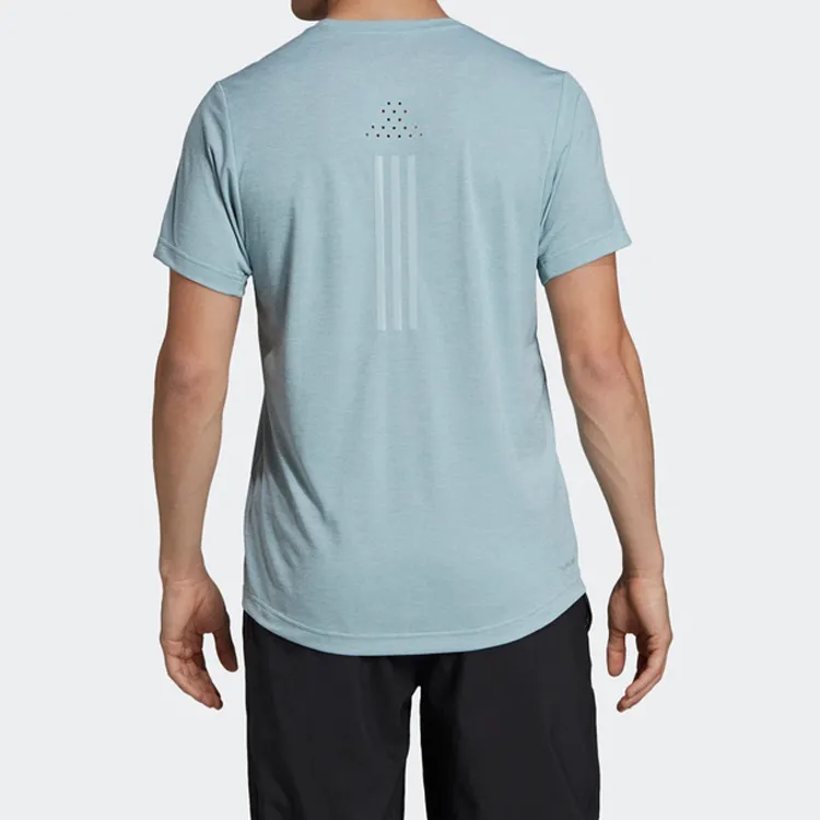 Adidas T Shirts Men Smoke Gray-3