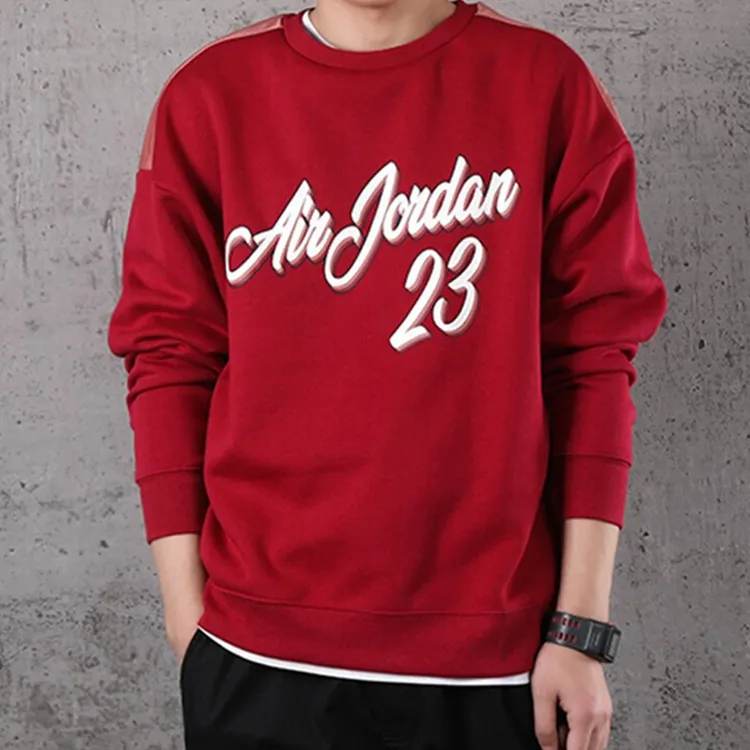 Jordan 23 Sweatshirts Men Burgundy-1