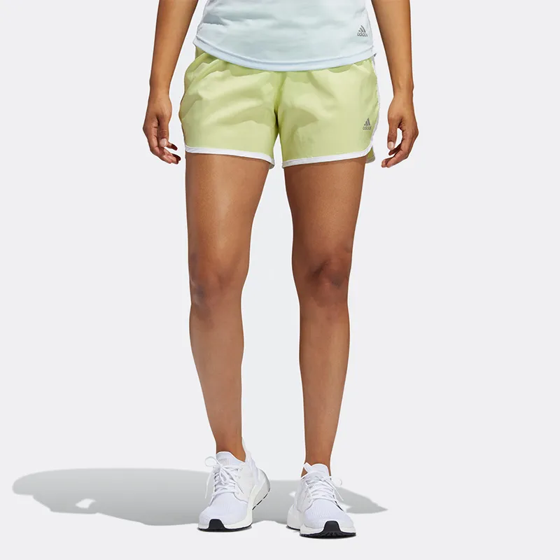 Adidas Casual Shorts Women's Light Yellow-2