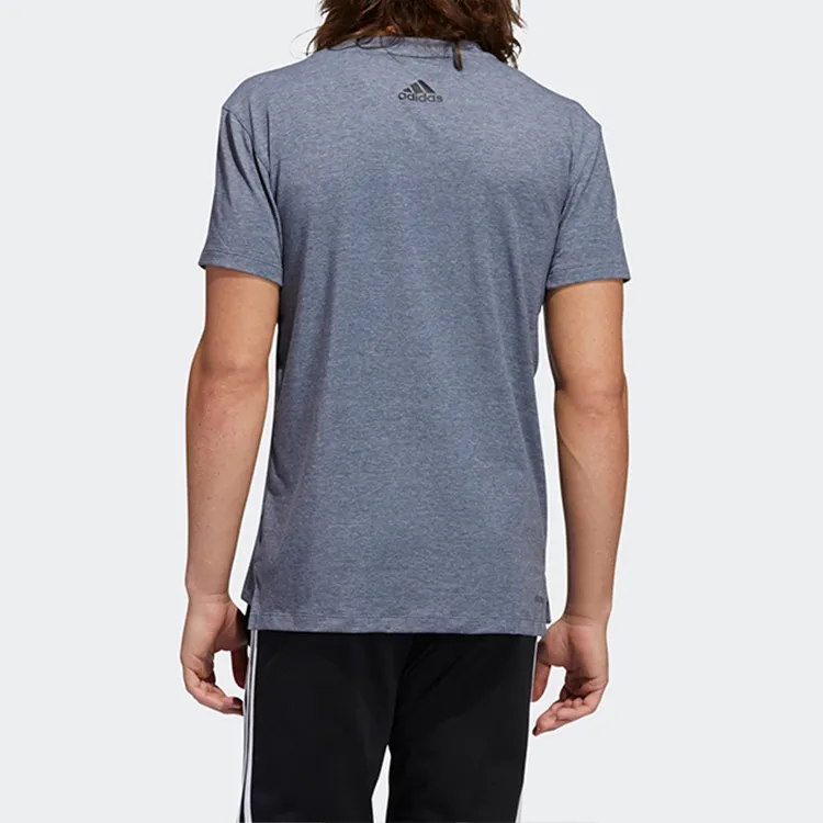 Adidas Set-in Sleeve T-Shirt Men's Ink Blue-3