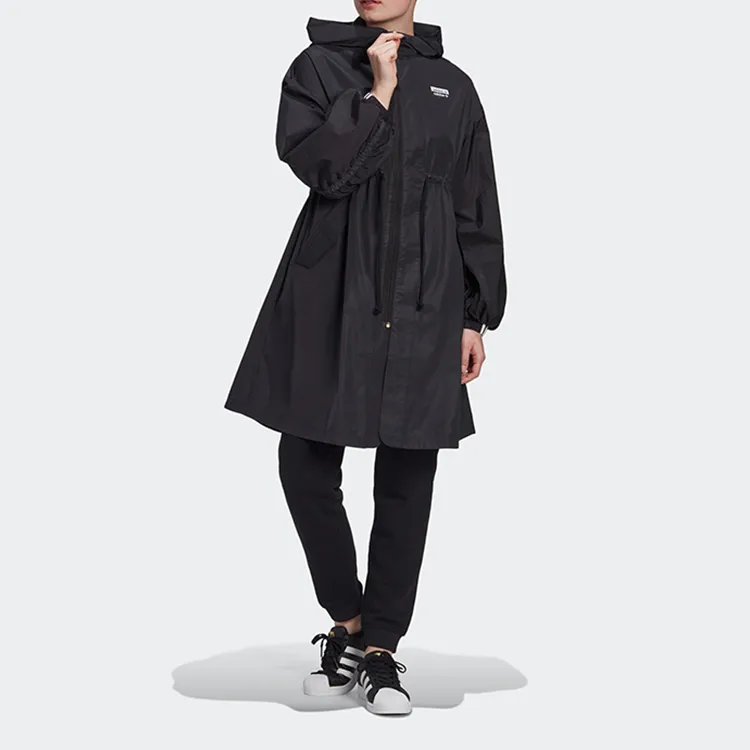 Adidas Originals Trench Coats Women's Black-2