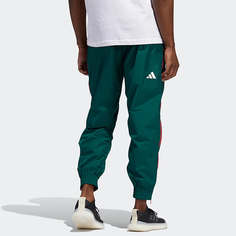Adidas Knitted Sports Pants Men's Green-2