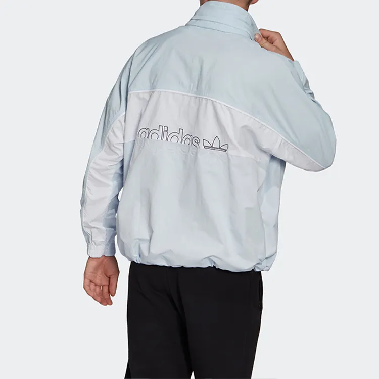 Adidas Originals R.Y.V. Outdoor Hiking Breathable Windbreaker Jacket Men's Light Sky Blue-2