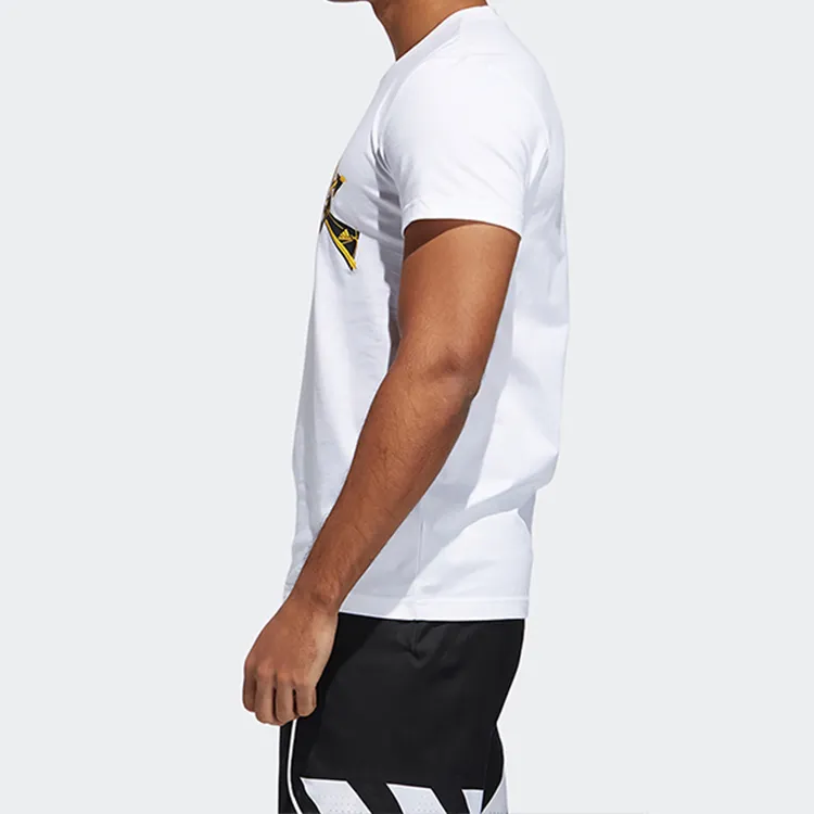 Adidas T Shirts Men White-3