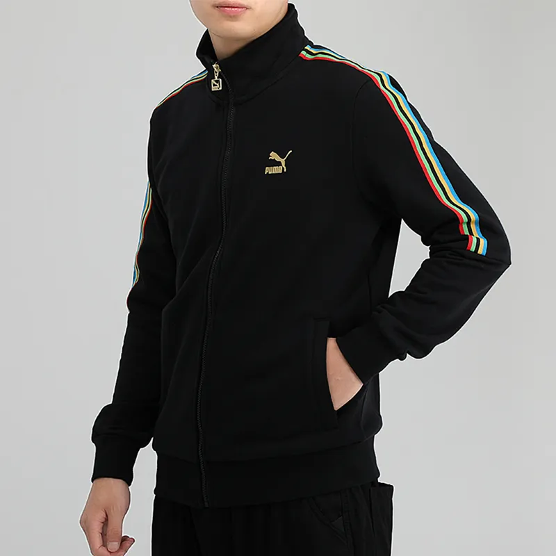 PUMA Jackets Men Black-4