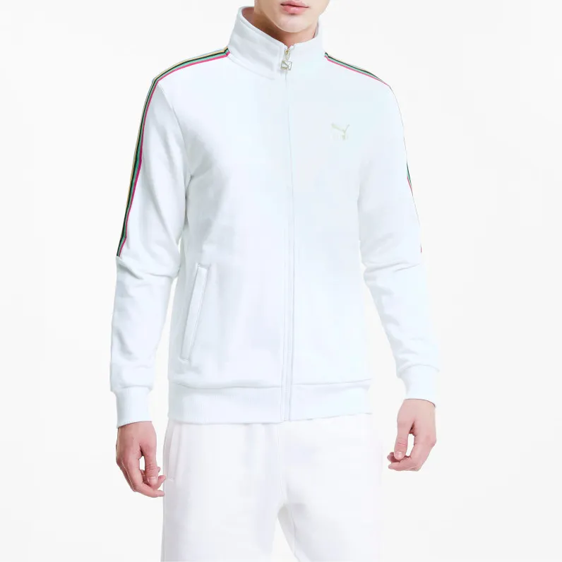 PUMA Jackets Men White-3