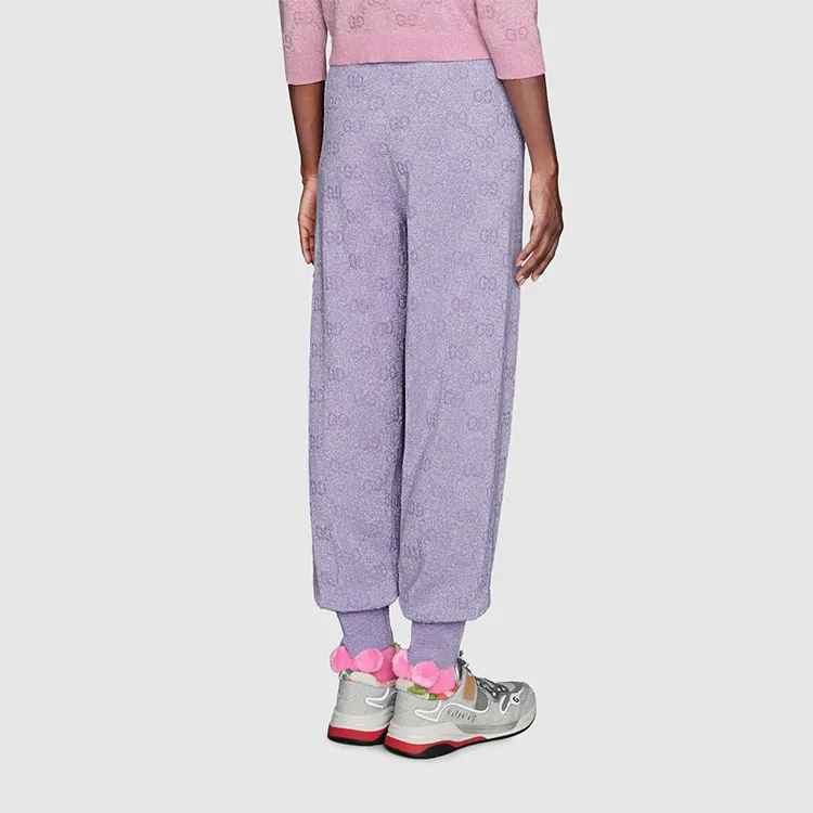 GUCCI Casual Pants Women's Purple-2