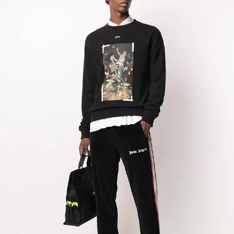 OFF WHITE FW20 Sweatshirts Men Black-4