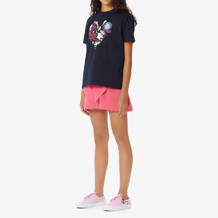 KENZO T-Shirts Women's Navy Blue-4