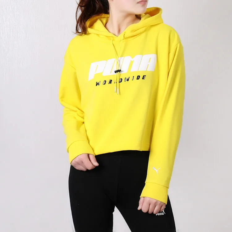 PUMA Sweatshirts Unisex Yellow-3