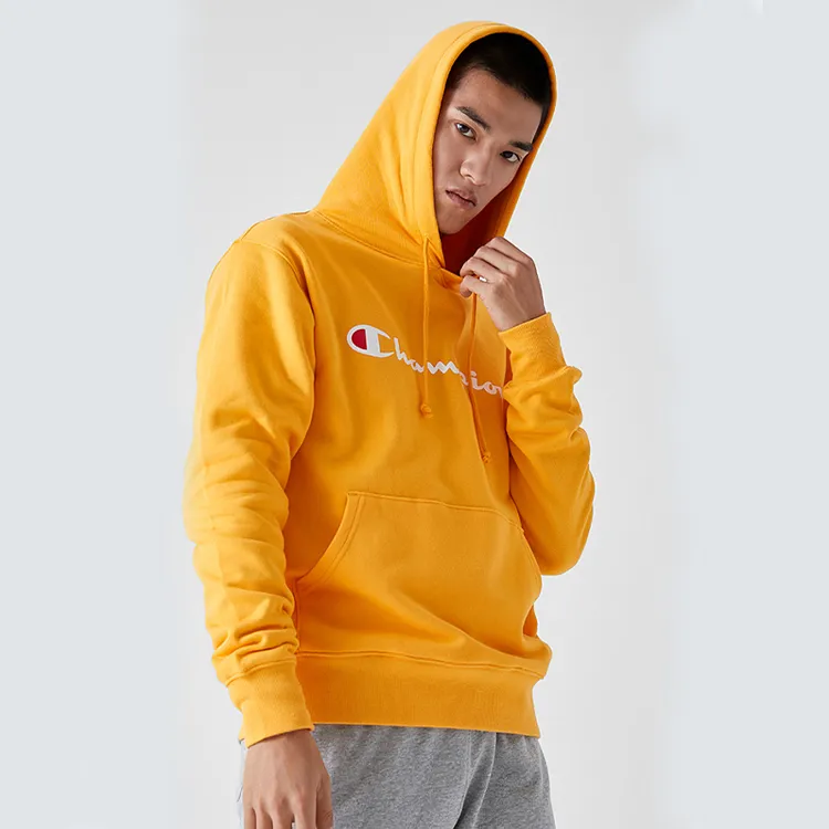 Champion Sweatshirt Japan Version Unisex Yellow-3