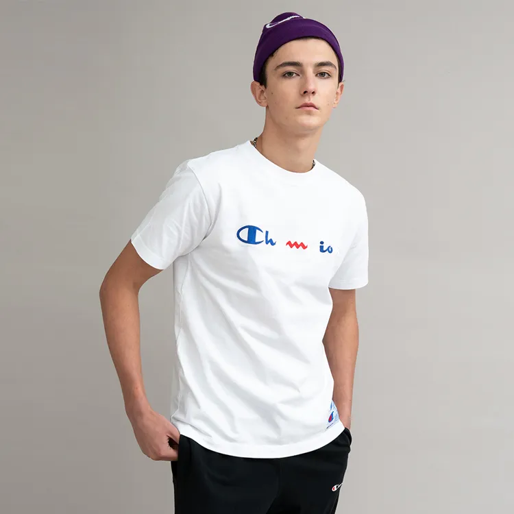 Champion T Shirt Japan Version Unisex White-4