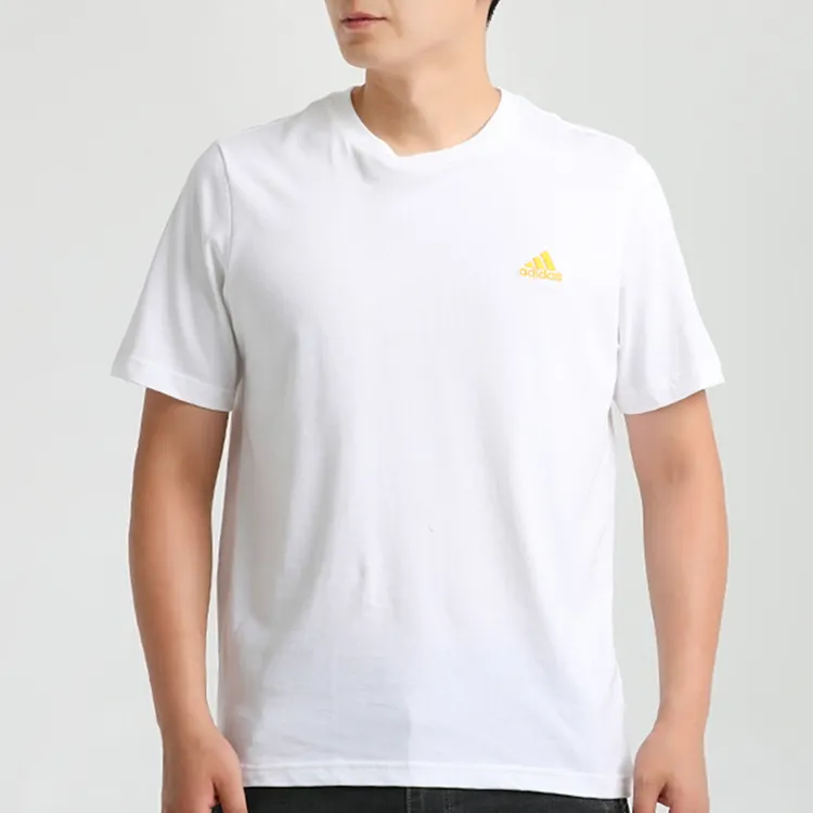 Adidas T Shirts Men White-2
