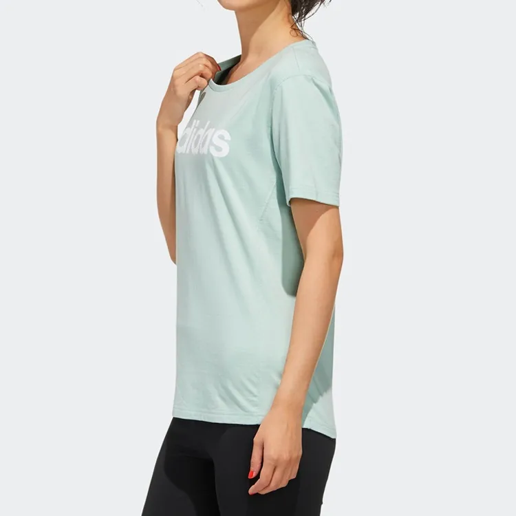 Adidas Neo T Shirts Women's Light Green-4