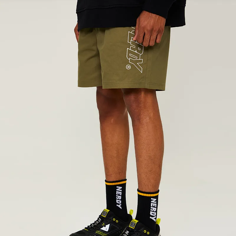 NERDY Loose Fit Shorts Men's Khaki-2