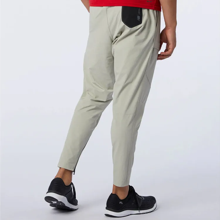 New Balance Sports Pants Men Ivory White-4