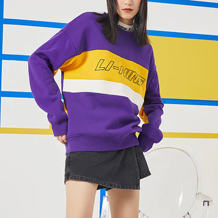 LINING Sweatshirts Unisex New Lakers Purple-3