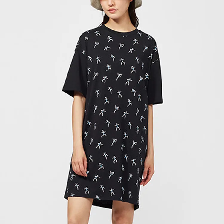 New Balance Short Sleeved Dresses Women's Black-2