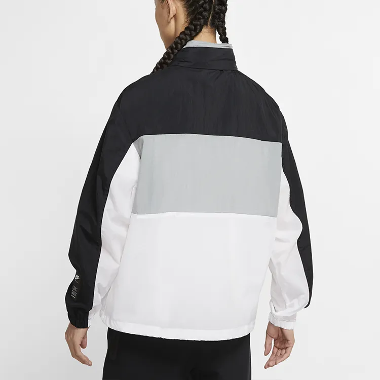 Nike Jackets Men Black White Gray Patchwork-2
