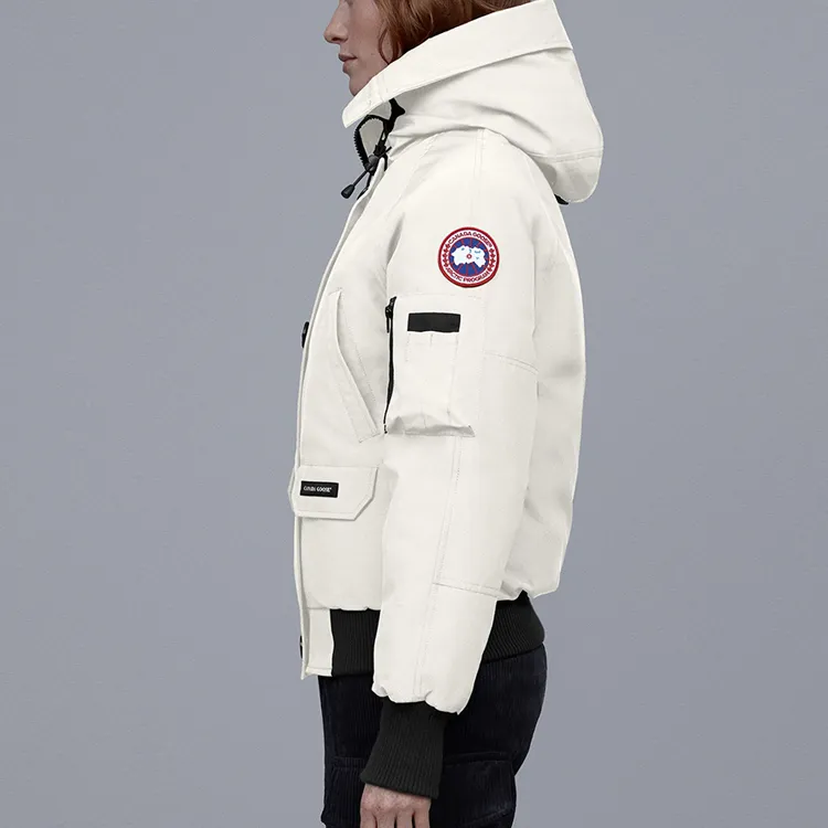 Canada Goose Chilliwack Series Down Jackets Women's Dawn White-2
