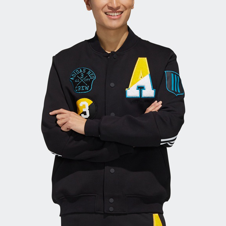 Adidas Neo Jackets Men Black - POIZON