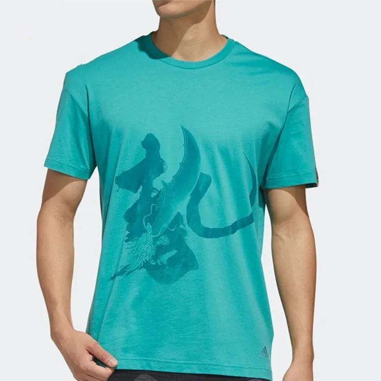 Adidas T Shirts Men Green-2