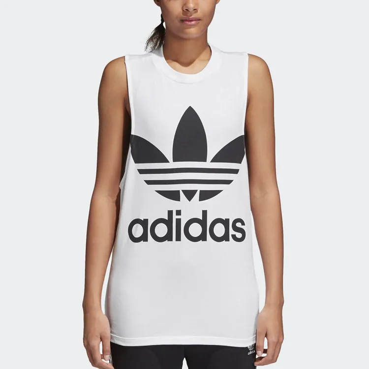 Adidas Originals Trefoil Tank Tops Women's White-2