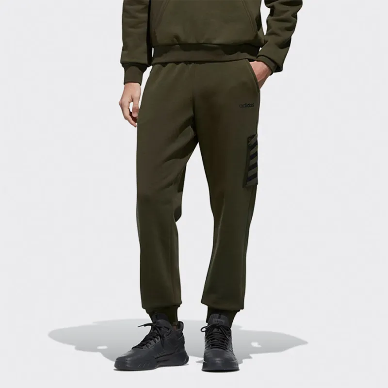 Adidas Neo Sports Pants Men's Army Green-3