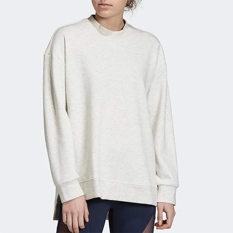 Adidas Sweatshirts Women's White Blend-2
