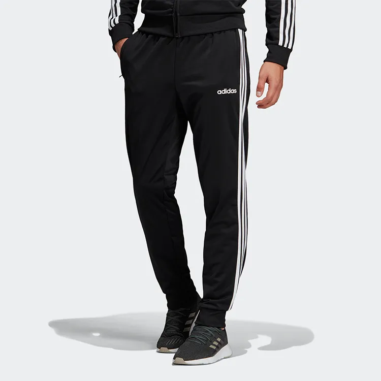 Adidas ESSENTIALS E 3S T PNT TRIC Knitted Sweatpants Men's Black-2