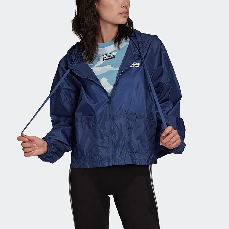 Adidas Originals Trench Coat Women's Blue-2