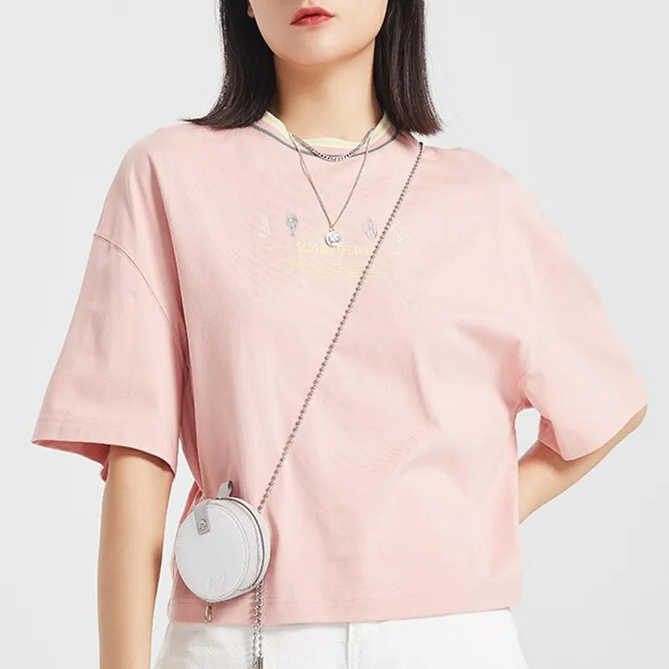 LINING Sports Fashion Collection T Shirts Women's Misty Rose Pink-4