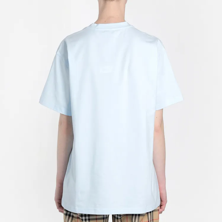 Burberry T Shirt Women's Light Blue-5