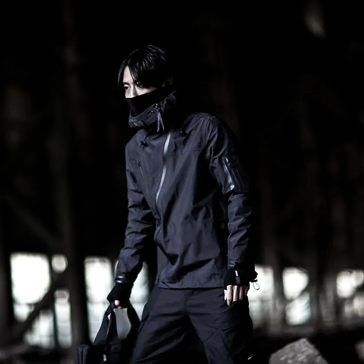 ENSHADOWER Windbreaker Jacket Unisex Black-4