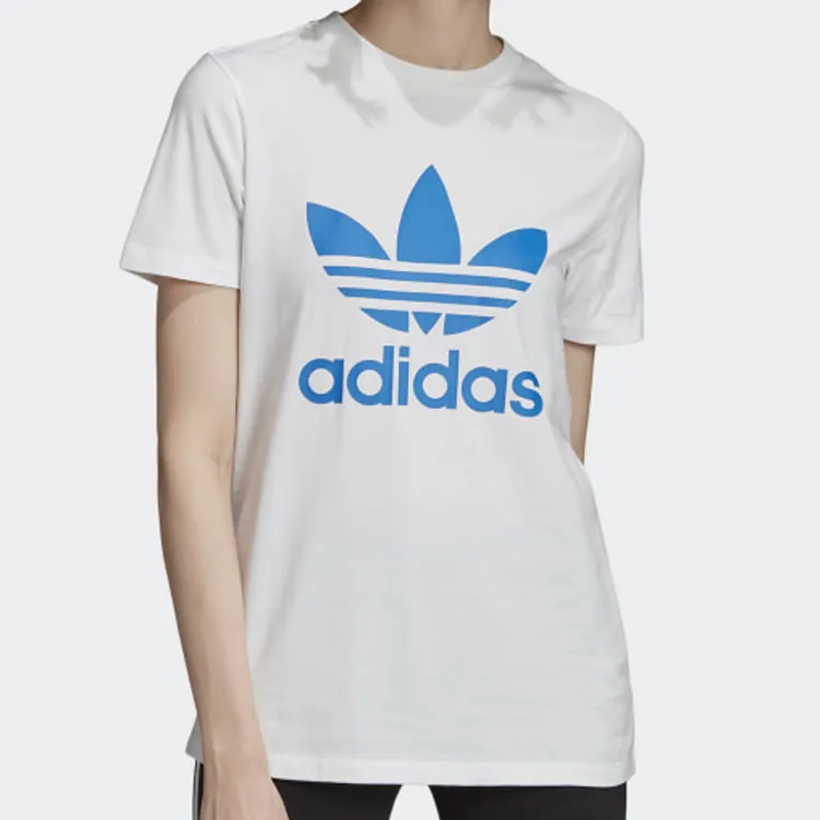 Adidas Originals Set in Sleeve T Shirt Women's White-4