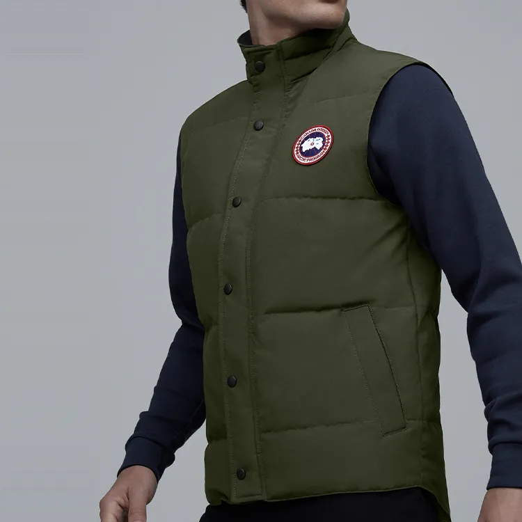 Canada Goose Vest Men's Army Green-3