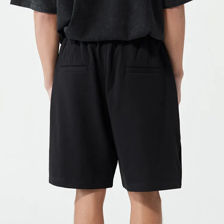 CHINISM Casual Shorts Unisex Black-4