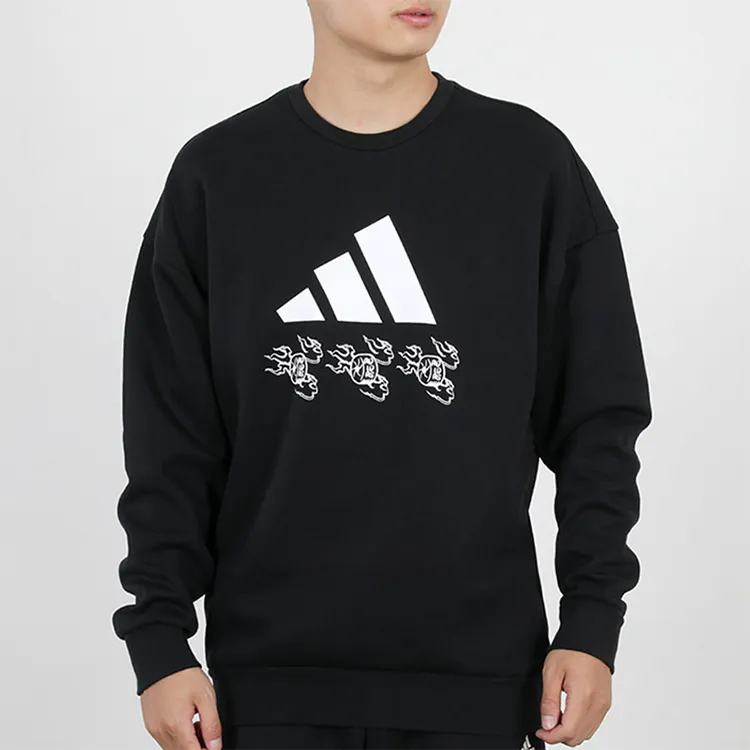 Adidas Sweatshirts Men Black-2