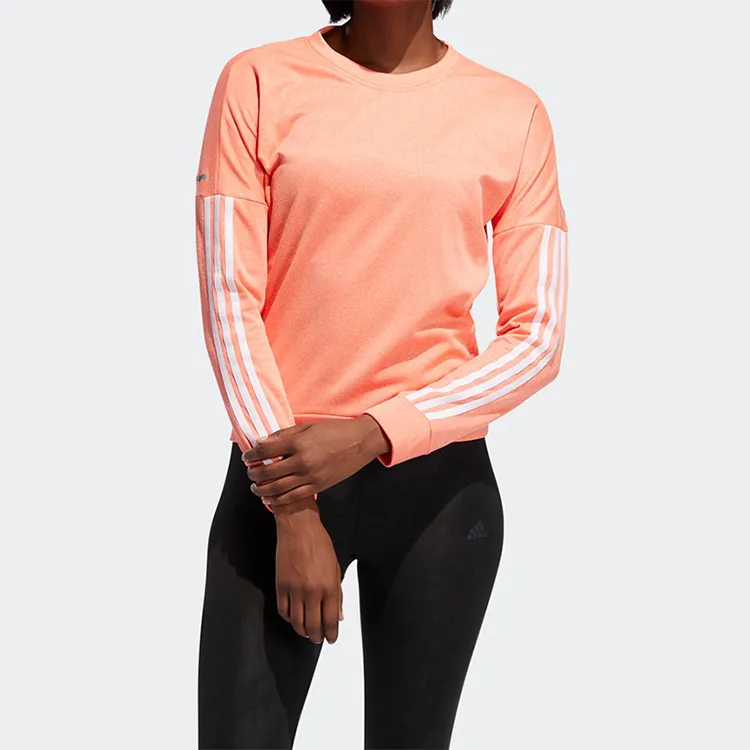 Adidas Sweatshirts Women's Coral Pink-2