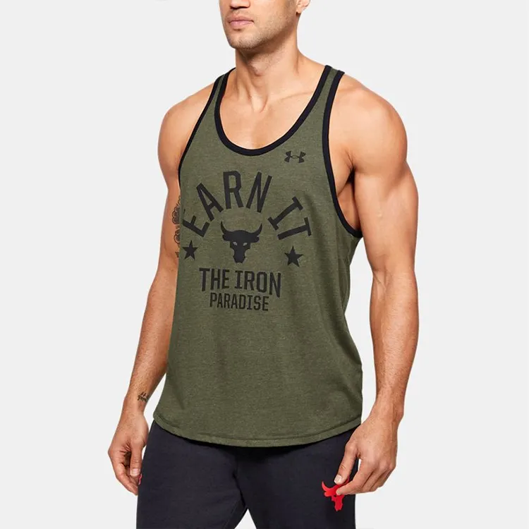 Under Armour x JUSHIQIANGSEN,LIANMINGKUAN Project Tank Top Men's Army Green-2